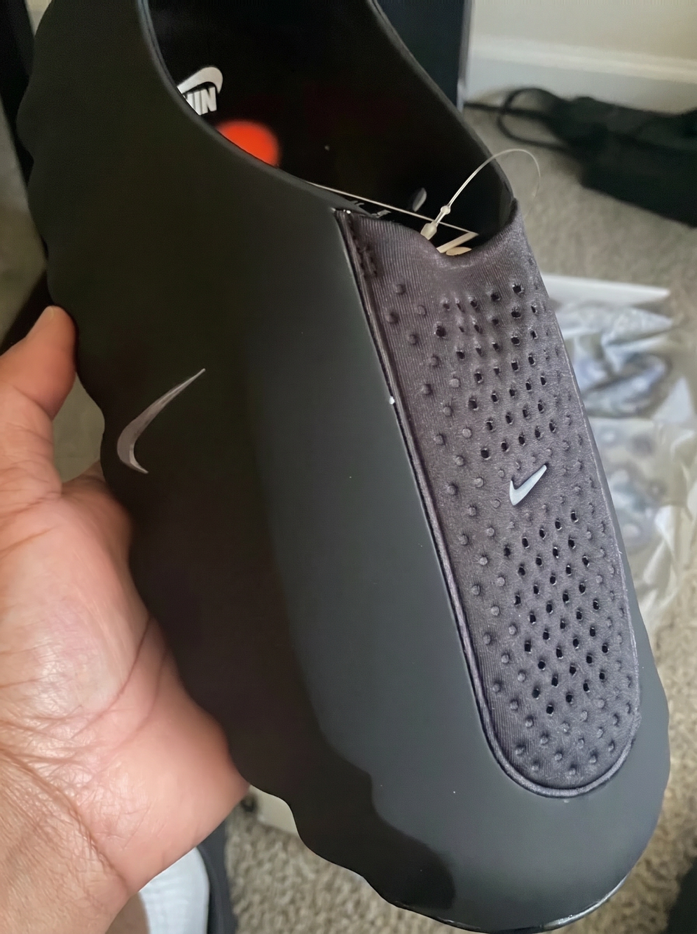 New - Nike Mind 001 Slide “Black Chrome” - Picture 6 of 7
